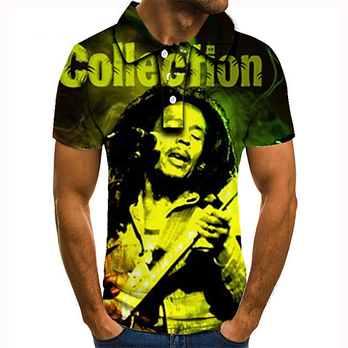 Men's Golf Shirt Tennis Shirt 3D Print Graphic Prints Human Button-Down Short Sleeve Street Tops Casual Fashion Cool Green / Sports
Men's Golf Shirt Tennis Shirt 3D Print Graphic Prints Human Button-Down Short Sleeve Street Tops Casual Fashion Cool Green / Sports