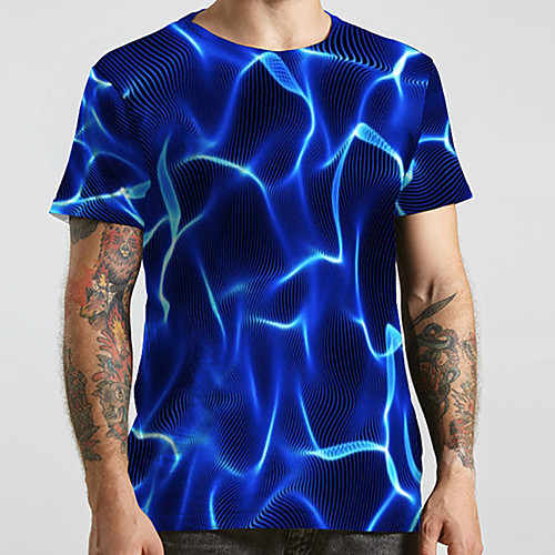 Men's Unisex Tee T shirt 3D Print Graphic Prints Geometry Plus Size Print Short Sleeve Casual Tops Basic Designer Big and Tall Blue
Men's Unisex Tee T shirt 3D Print Graphic Prints Geometry Plus Size Print Short Sleeve Casual Tops Basic Designer Big and Tall Blue