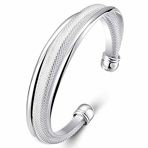 925 sterling silver bangle bracelet, fashion women jewelry solid silver open bracelet gift
925 sterling silver bangle bracelet, fashion women jewelry solid silver open bracelet gift