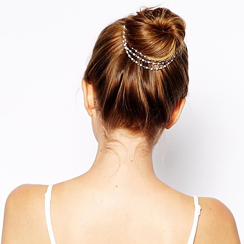 Classic Retro Alloy Headpiece with Pearls / Tassel 1 Piece Special Occasion / Party / Evening Headpiece
Classic Retro Alloy Headpiece with Pearls / Tassel 1 Piece Special Occasion / Party / Evening Headpiece