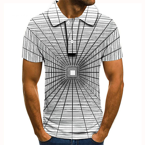 Men's Golf Shirt Tennis Shirt 3D Print Geometric Graphic Prints Button-Down Short Sleeve Street Tops Casual Fashion Cool White / Sports
Men's Golf Shirt Tennis Shirt 3D Print Geometric Graphic Prints Button-Down Short Sleeve Street Tops Casual Fashion Cool White / Sports
