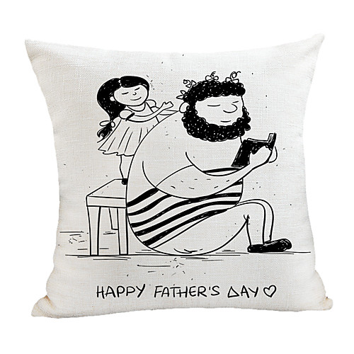 Double Side Print Father's Day Cushion Cover 1PC Faux Linen Soft Square Throw Pillow Cover Cushion Case Pillowcase for Sofa Bedroom 45 x 45 cm (18 x 18 Inch) Superior Quality Machine Washable
Double Side Print Father's Day Cushion Cover 1PC Faux Linen Soft Square Throw Pillow Cover Cushion Case Pillowcase for Sofa Bedroom 45 x 45 cm (18 x 18 Inch) Superior Quality Machine Washable