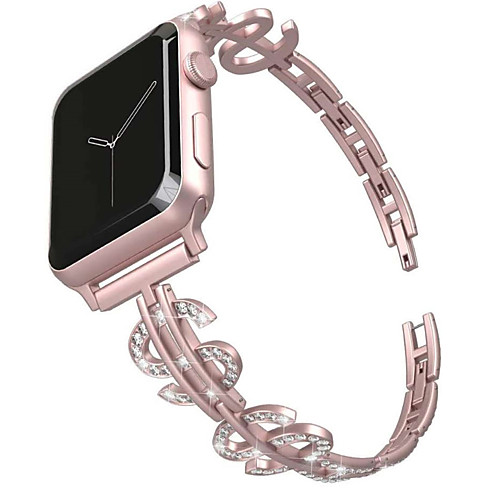 Smart Watch Band for Apple iWatch 1 pcs Jewelry Design Zinc alloy Replacement Wrist Strap for Apple Watch Series SE / 6/5/4/3/2/1
Smart Watch Band for Apple iWatch 1 pcs Jewelry Design Zinc alloy Replacement Wrist Strap for Apple Watch Series SE / 6/5/4/3/2/1