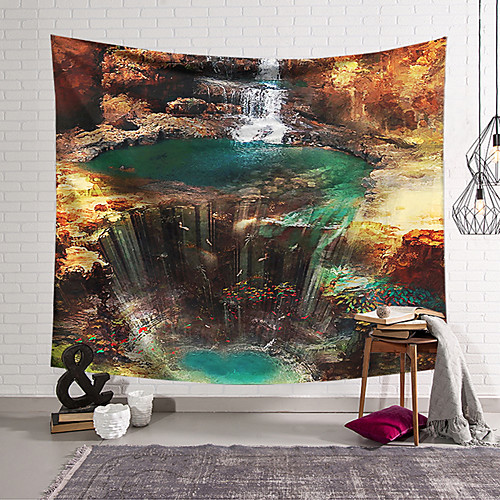 Wall Tapestry Art Decor Blanket Curtain Hanging Home Bedroom Living Room Decoration Polyester Waterfall Landscape
Wall Tapestry Art Decor Blanket Curtain Hanging Home Bedroom Living Room Decoration Polyester Waterfall Landscape