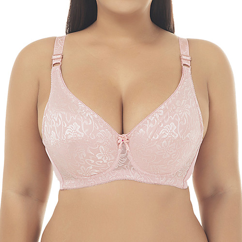 Women's Bras & Bralettes Push-up 3/4 Cup Floral Bowknot Sexy Blushing Pink
Women's Bras & Bralettes Push-up 3/4 Cup Floral Bowknot Sexy Blushing Pink