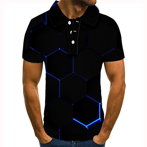 Men's Golf Shirt Tennis Shirt 3D Print Geometric Argyle Button-Down Short Sleeve Street Tops Casual Fashion Cool Black / Sports
Men's Golf Shirt Tennis Shirt 3D Print Geometric Argyle Button-Down Short Sleeve Street Tops Casual Fashion Cool Black / Sports