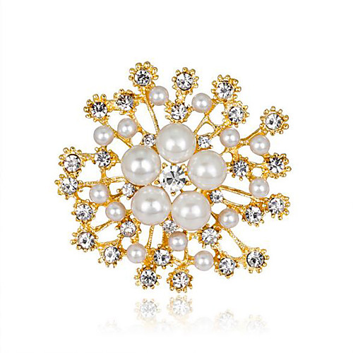 Women's Brooches 3D Flower Fashion Imitation Pearl Gold Plated Brooch Jewelry Gold For Christmas Gifts Wedding Party Dress Party & Evening New Year
Women's Brooches 3D Flower Fashion Imitation Pearl Gold Plated Brooch Jewelry Gold For Christmas Gifts Wedding Party Dress Party & Evening New Year