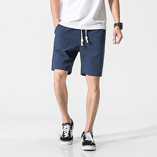 Men's Casual / Sporty Athleisure Breathable Outdoor Sports Sport Daily Shorts Pants Plain Short Drawstring Pocket White Black Blue Grey Green
Men's Casual / Sporty Athleisure Breathable Outdoor Sports Sport Daily Shorts Pants Plain Short Drawstring Pocket White Black Blue Grey Green