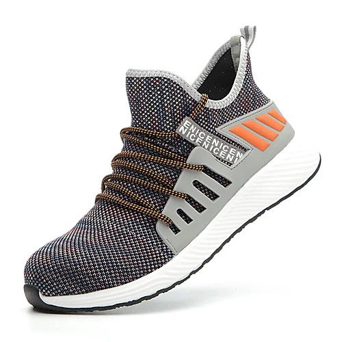 Breathable Steel Toe Cap Safety Trainners Men Women Rainbow Knitted Work Shoes Fashion Sneakers
Breathable Steel Toe Cap Safety Trainners Men Women Rainbow Knitted Work Shoes Fashion Sneakers