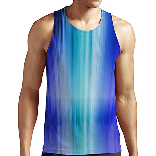 Men's Unisex Tank Top Undershirt Shirt 3D Print Gradient Graphic Prints Linear Plus Size Print Sleeveless Casual Tops Basic Designer Big and Tall Round Neck Blue / Summer
Men's Unisex Tank Top Undershirt Shirt 3D Print Gradient Graphic Prints Linear Plus Size Print Sleeveless Casual Tops Basic Designer Big and Tall Round Neck Blue / Summer