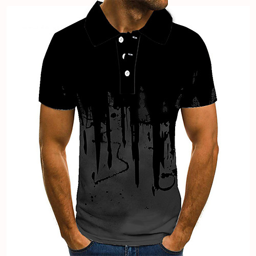 Men's Golf Shirt Tennis Shirt 3D Print Abstract Graphic Prints Button-Down Short Sleeve Street Tops Casual Fashion Cool Black / Sports
Men's Golf Shirt Tennis Shirt 3D Print Abstract Graphic Prints Button-Down Short Sleeve Street Tops Casual Fashion Cool Black / Sports