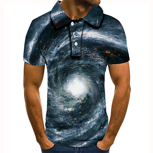 Men's Golf Shirt Tennis Shirt 3D Print 3D Graphic Prints Clouds Button-Down Short Sleeve Street Tops Casual Fashion Cool Black / Sports
Men's Golf Shirt Tennis Shirt 3D Print 3D Graphic Prints Clouds Button-Down Short Sleeve Street Tops Casual Fashion Cool Black / Sports