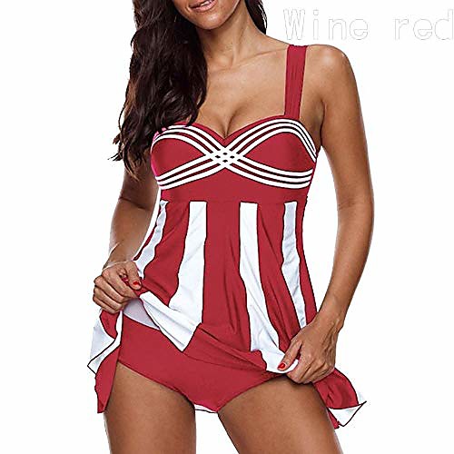Women's One Piece Swim Dress Swimsuit Push Up Open Back Color Block Red bar Purple Bar Black bar Royal Blue Bar Lake Green Strip Plus Size Swimwear Bathing Suits Fashion Sexy
Women's One Piece Swim Dress Swimsuit Push Up Open Back Color Block Red bar Purple Bar Black bar Royal Blue Bar Lake Green Strip Plus Size Swimwear Bathing Suits Fashion Sexy