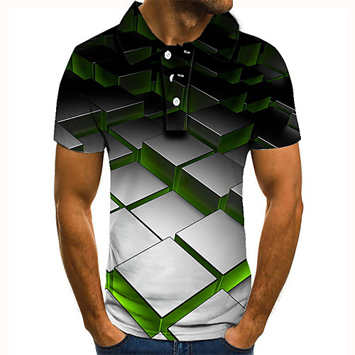 Men's Golf Shirt Tennis Shirt 3D Print 3D Graphic Prints Button-Down Short Sleeve Street Tops Casual Fashion Cool Green / Sports
Men's Golf Shirt Tennis Shirt 3D Print 3D Graphic Prints Button-Down Short Sleeve Street Tops Casual Fashion Cool Green / Sports