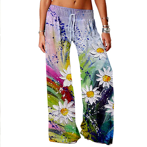 Women's Basic Soft Comfort Daily Home Chinos Pants Flower / Floral Graphic Prints Full Length Elastic Drawstring Design Print Purple
Women's Basic Soft Comfort Daily Home Chinos Pants Flower / Floral Graphic Prints Full Length Elastic Drawstring Design Print Purple