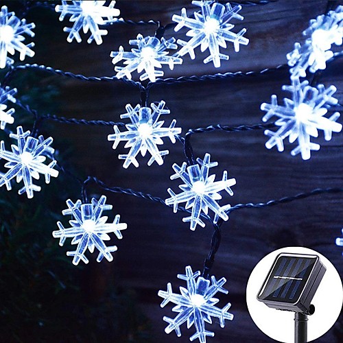 Outdoor LED Solar String Light Outdoor Waterproof 6.5M 30LEDs 7M 50LEDs Snowflake Fairy Light String Warm White Colorful White 8 Mode Christmas Wedding Holiday Party Patio Garden Decoration Lamp
Outdoor LED Solar String Light Outdoor Waterproof 6.5M 30LEDs 7M 50LEDs Snowflake Fairy Light String Warm White Colorful White 8 Mode Christmas Wedding Holiday Party Patio Garden Decoration Lamp