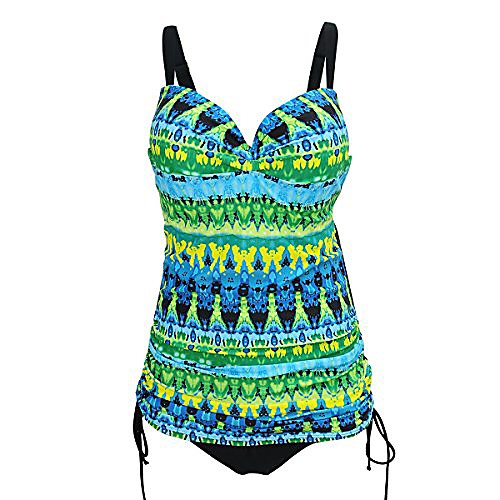 Women's Tankini 2 Piece Swimsuit Tie Knot Push Up Green Red Brown Plus Size Swimwear Bathing Suits New Casual Sports / Padded Bras / Beach
Women's Tankini 2 Piece Swimsuit Tie Knot Push Up Green Red Brown Plus Size Swimwear Bathing Suits New Casual Sports / Padded Bras / Beach
