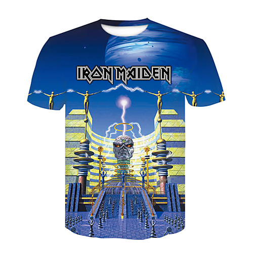 Men's T shirt 3D Print 3D Rivet Mesh Short Sleeve Casual Tops Blue Red Rainbow
Men's T shirt 3D Print 3D Rivet Mesh Short Sleeve Casual Tops Blue Red Rainbow