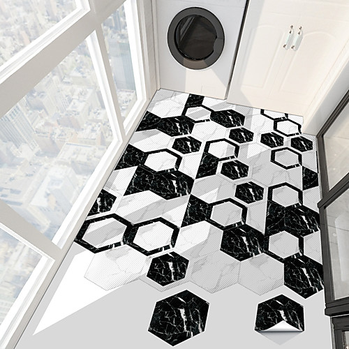 Creative Marble Black And White Hexagonal Non-slip Floor Pvc Sticker Kitchen Bathroom Floor Waterproof Self-adhesive Diy Removable Wall Sticker
Creative Marble Black And White Hexagonal Non-slip Floor Pvc Sticker Kitchen Bathroom Floor Waterproof Self-adhesive Diy Removable Wall Sticker