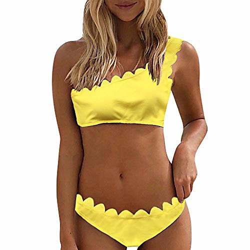 momker swimsuits for women sexy v neck ruffles flounce bikini top with low waist bottom two piece bikini sets yellow
momker swimsuits for women sexy v neck ruffles flounce bikini top with low waist bottom two piece bikini sets yellow