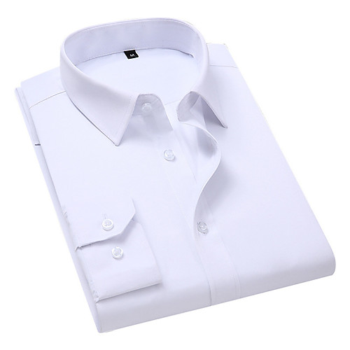 Men's Shirt non-printing Solid Colored Solid Color Long Sleeve Daily Tops Business Basic Button Down Collar Fuchsia Gray White / Work
Men's Shirt non-printing Solid Colored Solid Color Long Sleeve Daily Tops Business Basic Button Down Collar Fuchsia Gray White / Work