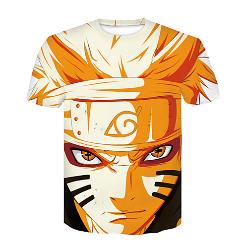 Inspired by Naruto Naruto Uzumaki Cosplay Costume T-shirt Terylene 3D Printing Harajuku Graphic T-shirt For Women's / Men's
Inspired by Naruto Naruto Uzumaki Cosplay Costume T-shirt Terylene 3D Printing Harajuku Graphic T-shirt For Women's / Men's