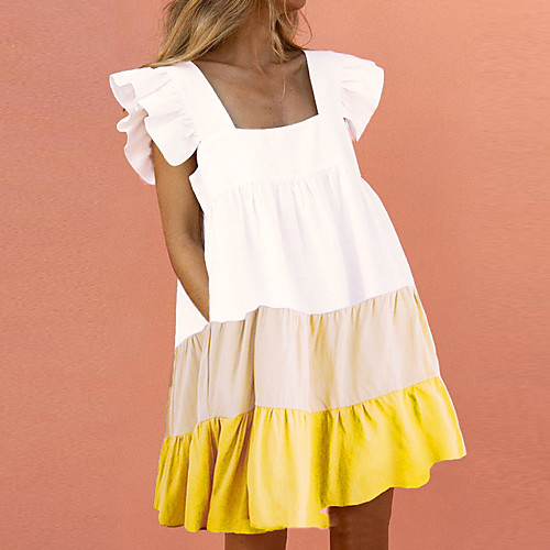Women's Swing Dress Knee Length Dress Blushing Pink Khaki White Red Beige Short Sleeve Floral Color Block Print Spring Summer Square Neck Casual Puff Sleeve Loose 2021 S M L XL XXL
Women's Swing Dress Knee Length Dress Blushing Pink Khaki White Red Beige Short Sleeve Floral Color Block Print Spring Summer Square Neck Casual Puff Sleeve Loose 2021 S M L XL XXL