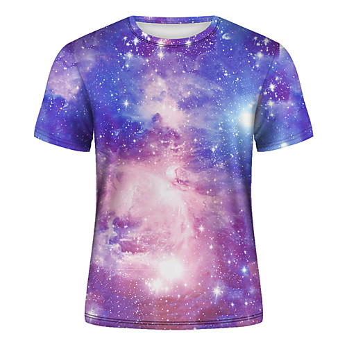 Men's T shirt 3D Print 3D Rivet Mesh Short Sleeve Casual Tops Black Purple Green
Men's T shirt 3D Print 3D Rivet Mesh Short Sleeve Casual Tops Black Purple Green
