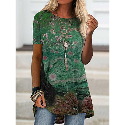 Women's T Shirt Dress Tee Dress Short Mini Dress Short Sleeve Abstract Print Spring Summer Round Neck Casual 2021 S M L XL XXL XXXL
Women's T Shirt Dress Tee Dress Short Mini Dress Short Sleeve Abstract Print Spring Summer Round Neck Casual 2021 S M L XL XXL XXXL