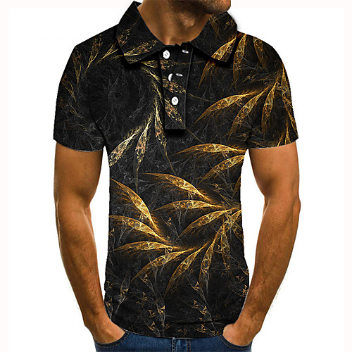 Men's Golf Shirt Tennis Shirt 3D Print Graphic Prints Leaves Button-Down Short Sleeve Street Tops Casual Fashion Cool Yellow / Sports
Men's Golf Shirt Tennis Shirt 3D Print Graphic Prints Leaves Button-Down Short Sleeve Street Tops Casual Fashion Cool Yellow / Sports