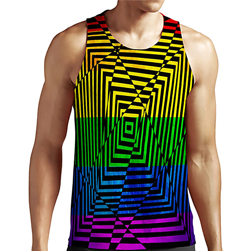 Men's Unisex Tank Top Undershirt Shirt 3D Print Graphic Prints Geometry Plus Size Print Sleeveless Casual Tops Basic Designer Big and Tall Round Neck Yellow / Summer
Men's Unisex Tank Top Undershirt Shirt 3D Print Graphic Prints Geometry Plus Size Print Sleeveless Casual Tops Basic Designer Big and Tall Round Neck Yellow / Summer
