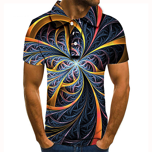 Men's Golf Shirt Tennis Shirt 3D Print Geometric Graphic Prints Button-Down Short Sleeve Street Tops Casual Fashion Cool Blue / Sports
Men's Golf Shirt Tennis Shirt 3D Print Geometric Graphic Prints Button-Down Short Sleeve Street Tops Casual Fashion Cool Blue / Sports