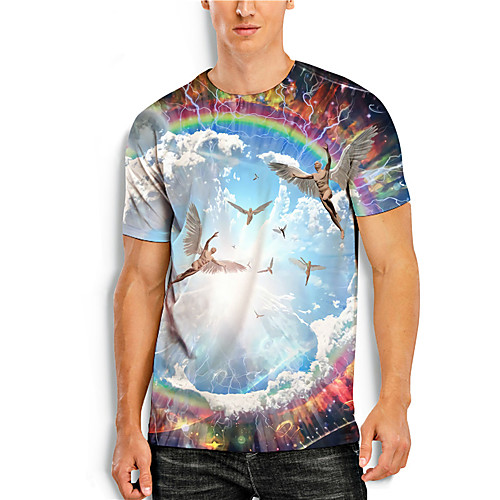 Men's Tee T shirt Shirt 3D Print Graphic Prints Angel Print Short Sleeve Daily Tops Casual Designer Big and Tall Round Neck Blue / Summer
Men's Tee T shirt Shirt 3D Print Graphic Prints Angel Print Short Sleeve Daily Tops Casual Designer Big and Tall Round Neck Blue / Summer