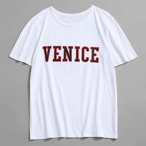 Men's Unisex Tee T shirt Hot Stamping Graphic Prints Venice Plus Size Print Short Sleeve Casual Tops 100% Cotton Basic Designer Big and Tall White
Men's Unisex Tee T shirt Hot Stamping Graphic Prints Venice Plus Size Print Short Sleeve Casual Tops 100% Cotton Basic Designer Big and Tall White