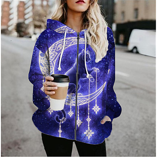 Women's Jacket Daily Fall Spring Regular Coat Regular Fit Casual Jacket Long Sleeve Animal Patterned Print Purple / Holiday
Women's Jacket Daily Fall Spring Regular Coat Regular Fit Casual Jacket Long Sleeve Animal Patterned Print Purple / Holiday