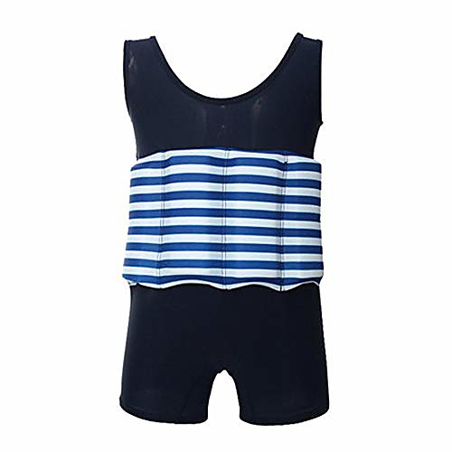 rainbow striped floatation swimsuit with removable buoyancy for 1-6 years boys girls toddler float suit kids summer sleeveless swim training aid vest jacket one piece floating swimwear green 4-5t 
rainbow striped floatation swimsuit with removable buoyancy for 1-6 years boys girls toddler float suit kids summer sleeveless swim training aid vest jacket one piece floating swimwear green 4-5t