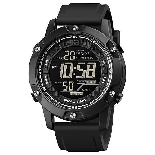 SKMEI Men's Sport Watch Digital Digital Sporty Modern Style Calendar / date / day Chronograph Alarm Clock / One Year / Silicone
SKMEI Men's Sport Watch Digital Digital Sporty Modern Style Calendar / date / day Chronograph Alarm Clock / One Year / Silicone