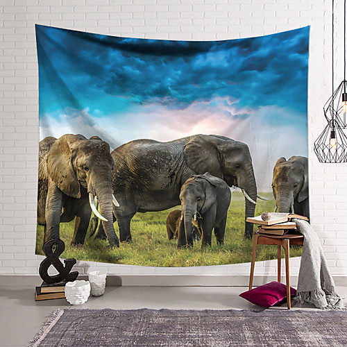 Wall Tapestry Art Decor Blanket Curtain Hanging Home Bedroom Living Room Decoration Polyester Elephant Trek
Wall Tapestry Art Decor Blanket Curtain Hanging Home Bedroom Living Room Decoration Polyester Elephant Trek