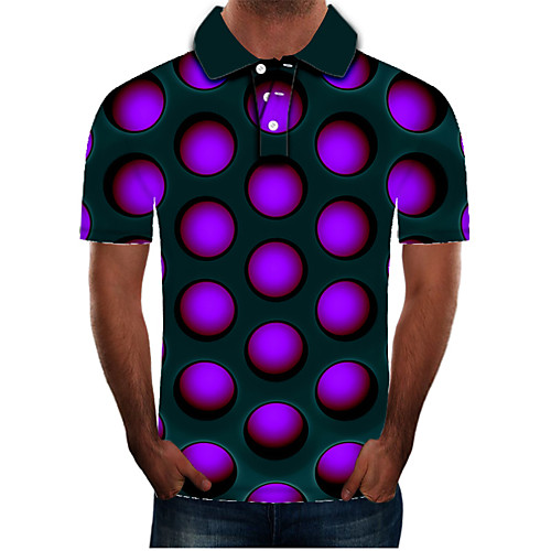 Men's Golf Shirt Tennis Shirt 3D Print 3D Graphic Prints Button-Down Short Sleeve Street Tops Casual Fashion Cool Purple / Sports
Men's Golf Shirt Tennis Shirt 3D Print 3D Graphic Prints Button-Down Short Sleeve Street Tops Casual Fashion Cool Purple / Sports
