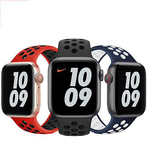 Smart Watch Band for Apple iWatch 1 pcs Sport Band Silicone Replacement Wrist Strap for Apple Watch Series SE / 6/5/4/3/2/1
Smart Watch Band for Apple iWatch 1 pcs Sport Band Silicone Replacement Wrist Strap for Apple Watch Series SE / 6/5/4/3/2/1