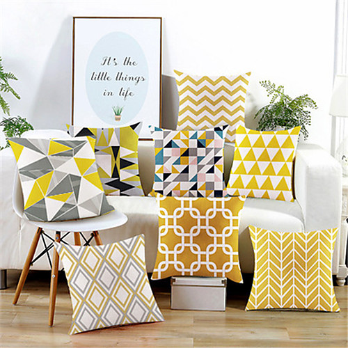 Double Side Cushion Cover 1PC Soft Geometric Decorative Square Pillowcase for Sofa Bedroom Car Chair Superior Quality Outdoor Cushion for Patio Garden Farmhouse Bench Couch
Double Side Cushion Cover 1PC Soft Geometric Decorative Square Pillowcase for Sofa Bedroom Car Chair Superior Quality Outdoor Cushion for Patio Garden Farmhouse Bench Couch