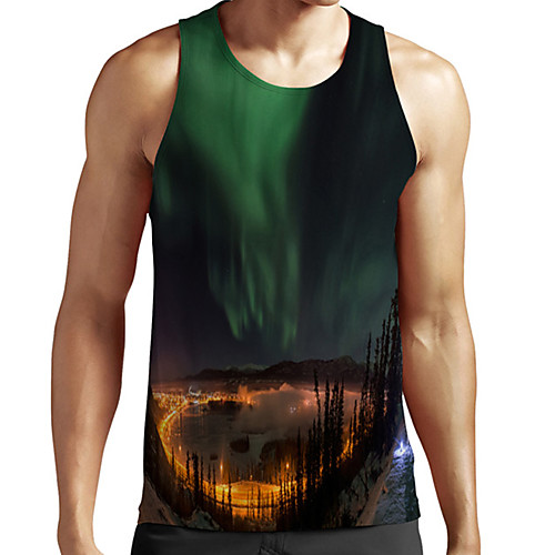 Men's Unisex Tank Top Undershirt 3D Print Scenery Graphic Prints Plus Size Print Sleeveless Casual Tops Basic Fashion Designer Breathable Green
Men's Unisex Tank Top Undershirt 3D Print Scenery Graphic Prints Plus Size Print Sleeveless Casual Tops Basic Fashion Designer Breathable Green