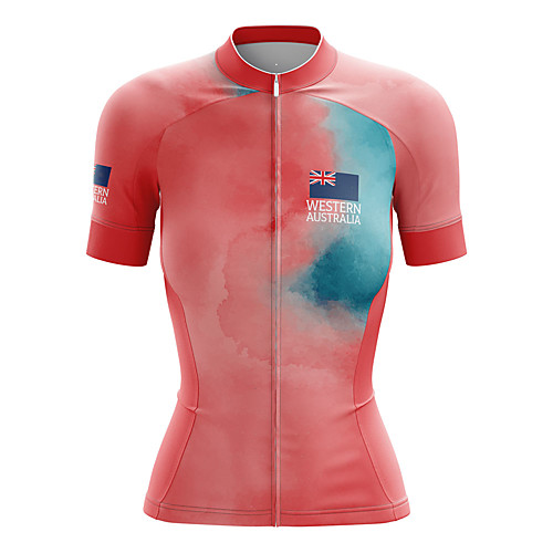 21Grams Women's Short Sleeve Cycling Jersey Summer Spandex Polyester Red National Flag Bike Jersey Top Mountain Bike MTB Road Bike Cycling Quick Dry Moisture Wicking Breathable Sports Clothing Apparel
21Grams Women's Short Sleeve Cycling Jersey Summer Spandex Polyester Red National Flag Bike Jersey Top Mountain Bike MTB Road Bike Cycling Quick Dry Moisture Wicking Breathable Sports Clothing Apparel