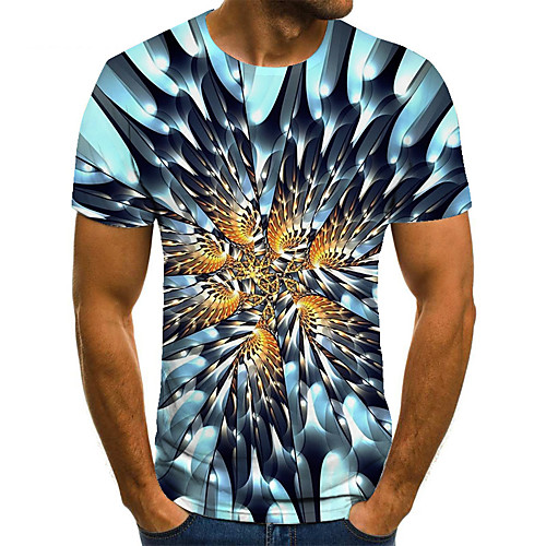 Men's Unisex Tee T shirt 3D Print Floral Graphic Prints Plus Size Print Short Sleeve Casual Tops Basic Fashion Designer Big and Tall Blue
Men's Unisex Tee T shirt 3D Print Floral Graphic Prints Plus Size Print Short Sleeve Casual Tops Basic Fashion Designer Big and Tall Blue