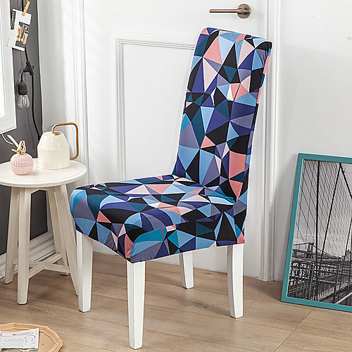 Blue Geometric Triangle Print Super Soft Chair Cover Stretch Removable Washable Dining Room Chair Protector Slipcovers Home Decor Dining Room Seat Cover
Blue Geometric Triangle Print Super Soft Chair Cover Stretch Removable Washable Dining Room Chair Protector Slipcovers Home Decor Dining Room Seat Cover