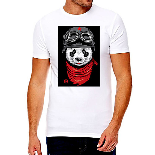 Men's Unisex Tee T shirt Hot Stamping Graphic Prints Panda Plus Size Print Short Sleeve Casual Tops Cotton Basic Fashion Designer Big and Tall White
Men's Unisex Tee T shirt Hot Stamping Graphic Prints Panda Plus Size Print Short Sleeve Casual Tops Cotton Basic Fashion Designer Big and Tall White