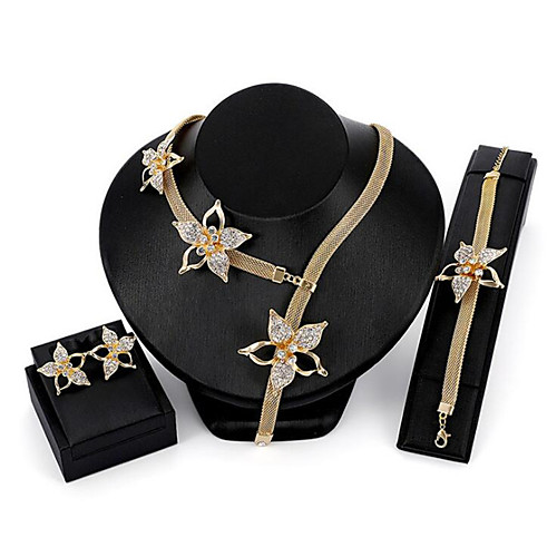 Women's Cubic Zirconia Jewelry Set Bridal Jewelry Sets Geometrical Star Stylish Earrings Jewelry Gold For Anniversary Party Evening Prom Festival 1 set
Women's Cubic Zirconia Jewelry Set Bridal Jewelry Sets Geometrical Star Stylish Earrings Jewelry Gold For Anniversary Party Evening Prom Festival 1 set