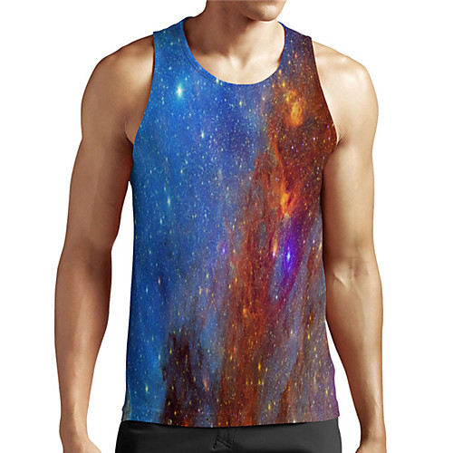 Men's Unisex Tank Top Undershirt 3D Print Galaxy Graphic Prints Plus Size Print Sleeveless Casual Tops Basic Designer Big and Tall Blue
Men's Unisex Tank Top Undershirt 3D Print Galaxy Graphic Prints Plus Size Print Sleeveless Casual Tops Basic Designer Big and Tall Blue