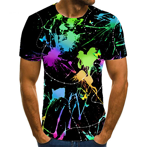 Men's Unisex Tee T shirt 3D Print Graphic Prints Graffiti Plus Size Print Short Sleeve Casual Tops Basic Fashion Designer Big and Tall Black
Men's Unisex Tee T shirt 3D Print Graphic Prints Graffiti Plus Size Print Short Sleeve Casual Tops Basic Fashion Designer Big and Tall Black