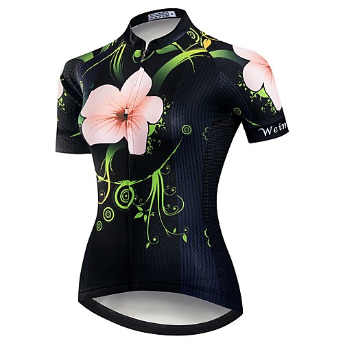 21Grams Women's Short Sleeve Cycling Jersey Summer Spandex Polyester Black / Green Floral Botanical Bike Jersey Top Mountain Bike MTB Road Bike Cycling Quick Dry Moisture Wicking Breathable Sports
21Grams Women's Short Sleeve Cycling Jersey Summer Spandex Polyester Black / Green Floral Botanical Bike Jersey Top Mountain Bike MTB Road Bike Cycling Quick Dry Moisture Wicking Breathable Sports